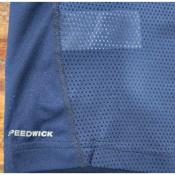 Reebok SpeedWick Mens Shirt Large Short Sleeves Front Graphic Logo Performance - Picture 6 of 8
